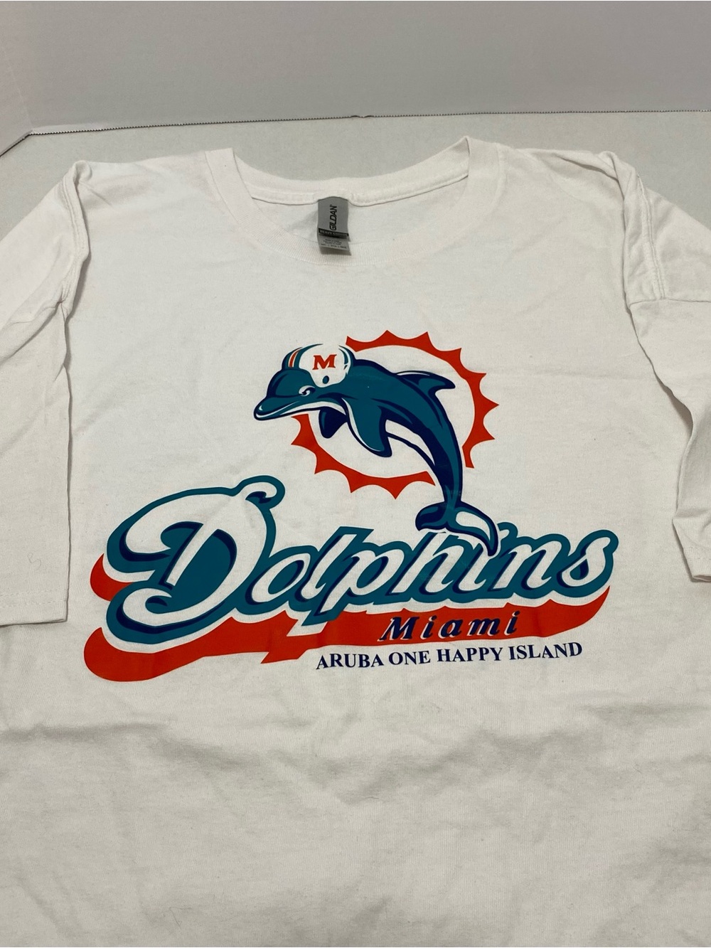 Short Sleeve Miami Dolphins Graphic Tee 2XL